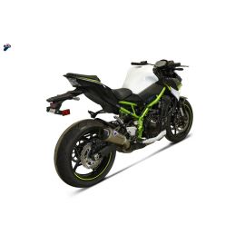 Pot d'échappement non-homologué Termignoni Relevance Conical en titane pour KAWASAKI Z 900 20-21