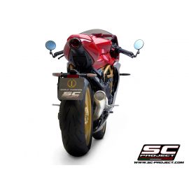 Pot d'échappement non homologué SC-Project Conic 70's en acier inox. pour MV AGUSTA Superveloce 800 19-21