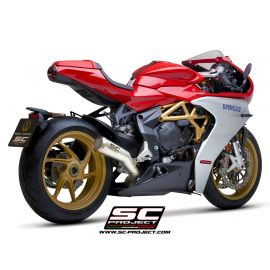 Escape no homologado SC-Project Conic 70\\\'s en acero inox. para MV AGUSTA Superveloce 800 19-21