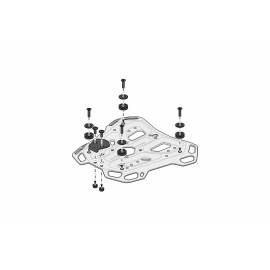 Soporte maleta trasera SW Motech ADVENTURE-RACK para Yamaha Ténéré 700 19-21