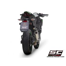 Pot d'échappement non homologué SC-Project CR-T en titane pour KAWASAKI Z 400 19-20