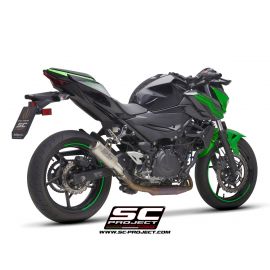 Pot d'échappement non homologué SC-Project CR-T en titane pour KAWASAKI Z 400 19-20