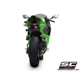 Pot d'échappement non homologué SC-Project GP-M2 en carbone pour KAWASAKI NINJA 400 18-20