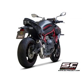 Pot d\\\'échappement non homologué SC-Project CR-T en carbone pour KAWASAKI Z H2 20