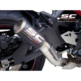 Pot d\\\'échappement non homologué SC-Project CR-T en carbone pour KAWASAKI Z H2 20