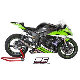 Pot d'échappement non homologué SC-Project CR-T en carbone pour KAWASAKI ZX-10R 11-15