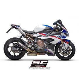 Pot d'échappement homologué SC-Project CR-T en carbone pour BMW S 1000 RR 20-23