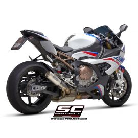 Pot d'échappement homologué SC-Project CR-T en carbone pour BMW S 1000 RR 20-23