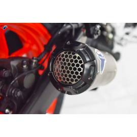 Pot d'échappement non-homologué Termignoni GP2R-RHT en titane pour YAMAHA MT03, YAMAHA R3 19-20