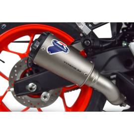 Pot d'échappement non-homologué Termignoni GP2R-RHT en titane pour YAMAHA MT03, YAMAHA R3 19-20