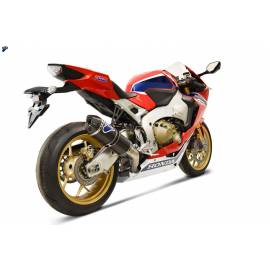 Pot d'échappement non homologué Termignoni en carbone pour HONDA CBR 1000 17-19