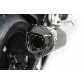 Escape homologado Termignoni en acero inox. negro para BMW S 1000 RR 19-20