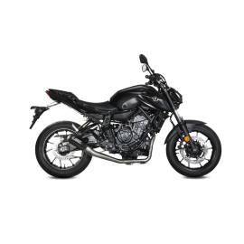 Ligne complète non homologué Mivv MK3 en Carbone pour YAMAHA MT 07 14-20