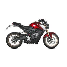 Ligne complète non homologué Mivv MK3 en Acier noir pour HONDA CB 125 R NEO SPORTS CAFÉ 21-24