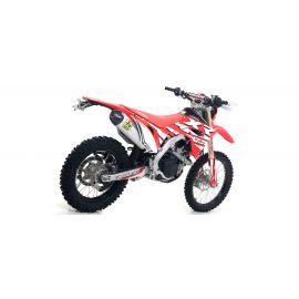 Escape Arrow Race-Tech no homologado en aluminio para Honda CRF 450 L 19