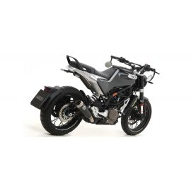 Escape Arrow Pro-Race homologado en acero inox. negro para Husqvarna Vitpile-Svartpilen 401 20-20