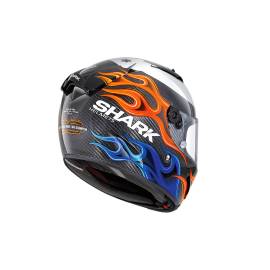 Casco Integral Shark RACE-R PRO CARBON LORENZO 2019 en Carbon/azul/rojo