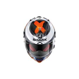 Casco Integral Shark RACE-R PRO CARBON LORENZO 2019 en Carbon/azul/rojo