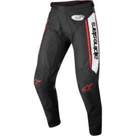 Pantalones Alpinestars Racer Flagship negro/blanco/rojo