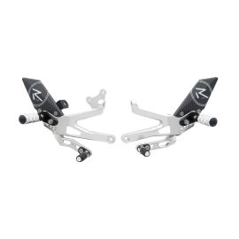 Commande reculées avec Repose pieds pliable version R Lightech pour DUCATI PANIGALE 1100 V4 18-22 | STREETFIGHTER V4 / S 20-22