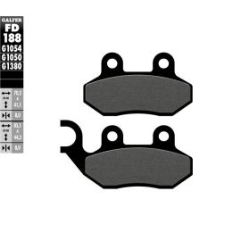 Plaquettes de frein semi-frittées Galfer FD188G1054