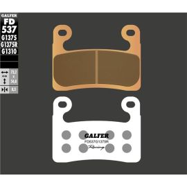 Plaquettes de frein frittées Galfer FD537G1375R