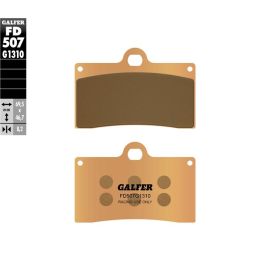 Plaquettes de frein frittées Galfer de compétition FD507G1310