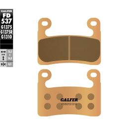 Plaquettes de frein frittées Galfer de compétition FD537G1310