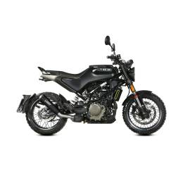 Escape homologado Mivv GHIBLI en Acero negro para HUSQVARNA VITPILEN 401 21-23 | SVARTPILEN 401 21-23