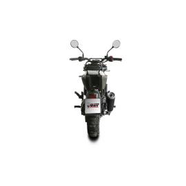 Escape homologado Mivv GHIBLI en Acero negro para HUSQVARNA VITPILEN 401 21-23 | SVARTPILEN 401 21-23