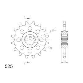 Rodas dentadas Supersprox de aço CST-1182.2