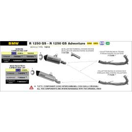 Escape Arrow Sonora No homologado en Titanio negro para BMW R 1250 GS 19-23 | R 1250 GS ADVENTURE 19-23