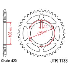 Couronne JT Sprockets JTR1133 en acier