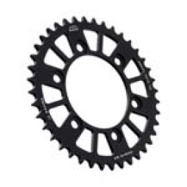 Corona JT Sprockets JTA735BLK de aluminio en negro