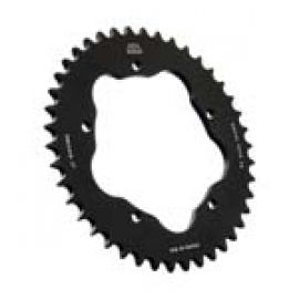 Corona JT Sprockets JTA752BLK de aluminio en negro