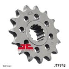 Rodas dentadas de borracha JT Sprockets de aço JTF743