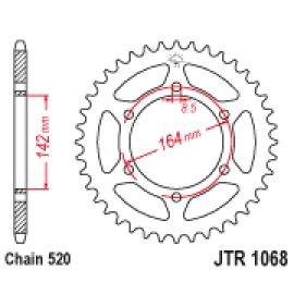 Corona JT Sprockets JTR1068 de acero