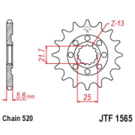 Piñón JT Sprockets de acero JTF1565