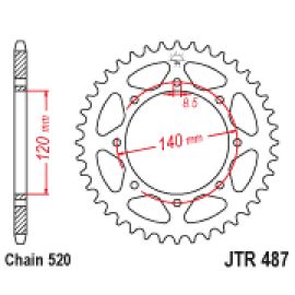 Corona JT Sprockets JTR487 de acero
