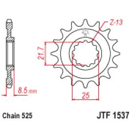 Piñón JT Sprockets de acero JTF1537