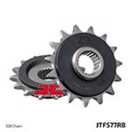 Rodas dentadas com borracha JT Sprockets de aço JTF577RB