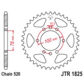 Corona JT Sprockets JTR1825 de acero