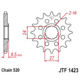 Piñón JT Sprockets de acero JTF1423