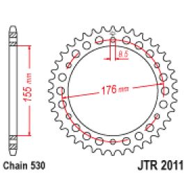 Couronne JT Sprockets JTR2011 en acier
