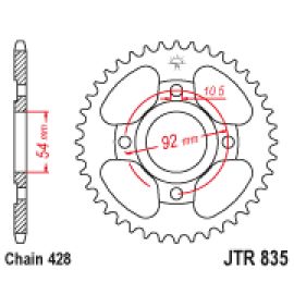 Corona JT Sprockets JTR835 de acero