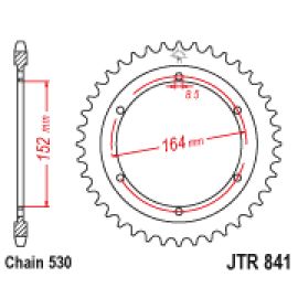 Corona JT Sprockets JTR841 de acero