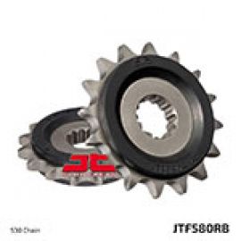 Rodas dentadas com borracha JT Sprockets de aço JTF580RB