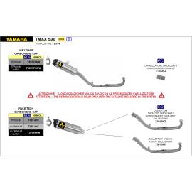 Catalizador Arrow para el escape completo Indy-Race para YAMAHA, HONDA, KYMCO