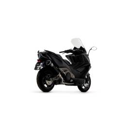 Échappement Arrow Urban homologué en aluminium noir pour KYMCO AK 550 21-23