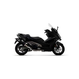 Échappement Arrow Urban homologué en aluminium noir pour KYMCO AK 550 21-23